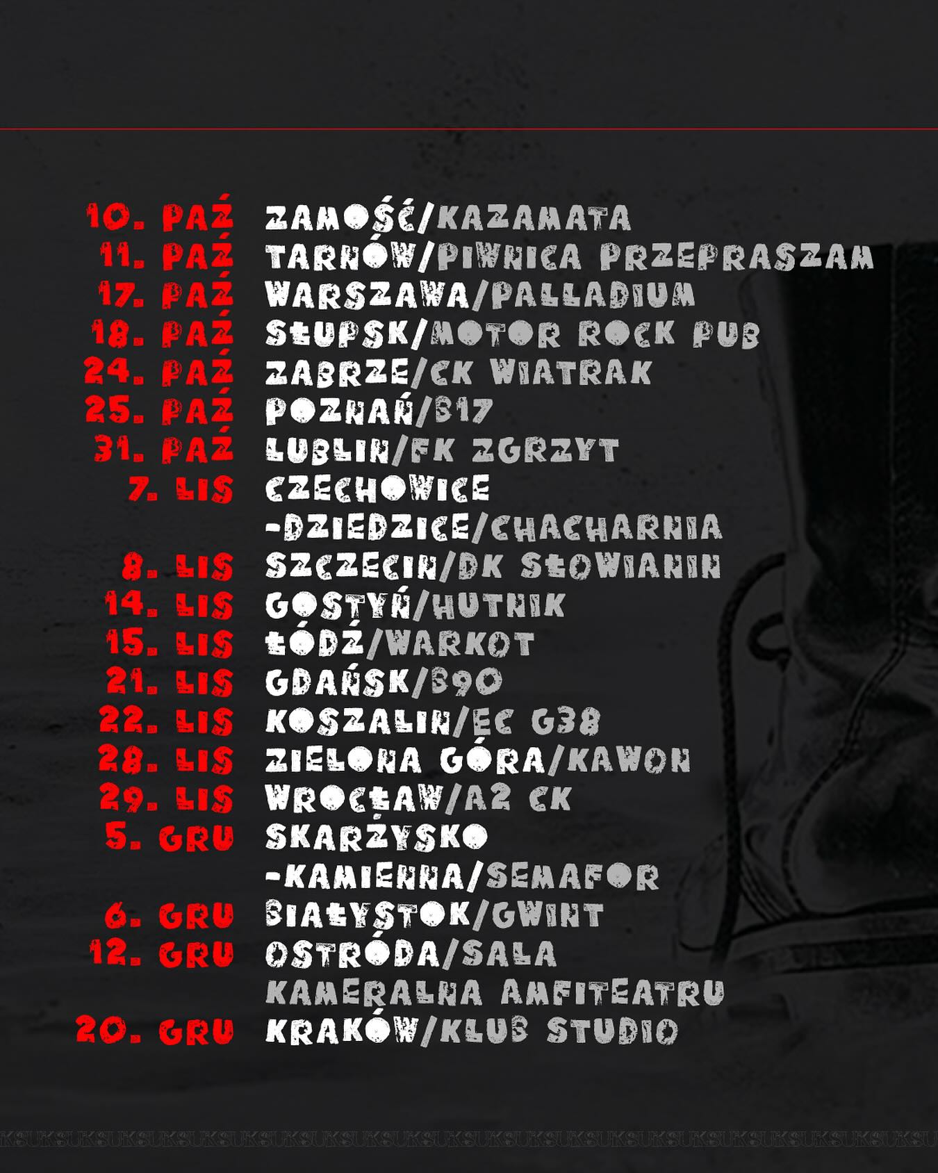 KSU Tour Poster 2025